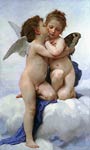 First kiss (L'Amour et Psyche) William-Adolphe Bouguereau