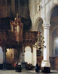 Church Organ by Joahnnes Bosboom