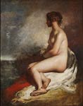 Study of a Seated Nude William Etty