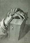 Hand study with bible 1506, Albrecht Durer