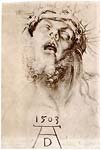 The dead christ with the crown of thorns, Albrecht Durer
