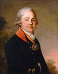 Portrait of alexander dmitrievich arseniev 1797, Vladimir Borovi