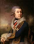 Portrait of f a borovsky 1799, Vladimir Borovikovsky