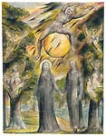 The sun in his wrath 1820 by William Blake