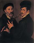 Double portrait of musicians