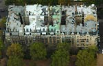 Paris apartment blocks from above