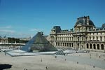 Louvre and pyramid, Paris