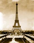Newly Constructed Eiffel Tower, 1889