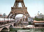 Eiffel Tower and general view of the grounds, Exposition Univers