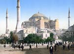 Mosque of St. Sophia, Istanbul, Turkey, 1890's