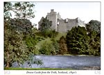 Doune Castle from the Teith, Scotland