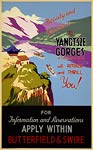 Yangtze River Gorges Travel Poster 1930