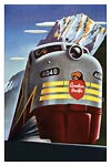 Canadian Pacific 4040 Vintage travel poster
