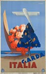 Garda, Italy vintage travel poster
