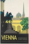 Vienna vintage tourist poster