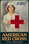 American Red Cross serves humanity - World War I Poster