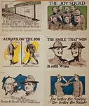 The joy squad - laughing soldiers - wwi poster