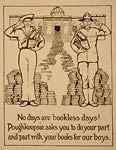 Poughkeepsie - Memorial Library - Books for Soldiers WWI Poster