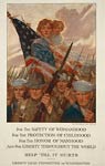 For the safety of womanhood help 'till it hurts WWI Poster