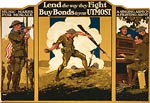 Music makes for morale - Singing Army - WWI Poster