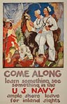 Sailors in South America - World War I Navy Poster