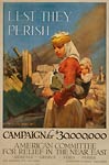Relief in Near East Armenia Greece Syria Persia WWI Poster