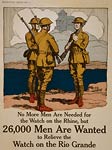 Relieve the watch on the Rio Grande WWI Poster