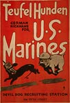 Teufel hunden - U.S. Marines Devil dog - WWI Poster