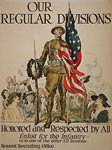 Enlist for the infantry US recruitment WWI Poster