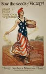 Sow the seeds of victory! Grow your own WWI Poster