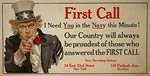 Uncle Same pointing finger - US Navy WWI Poster