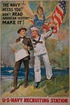 The Navy needs you - US recruitment WWI Poster