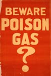 Beware poison gas? Canadian World War I Poster