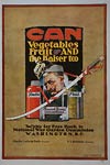 Can vegetables, fruit, and the Kaiser too WWI Poster