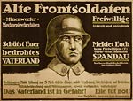 Join the border-guard batallion Spandau German WWI Poster