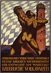 German World War I Poster - Bavarian People's Party