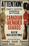 Canadian Grenadier Guards Recruitment Poster