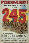 245 Overseas Canadian Grenadier Guards Battalion Poster