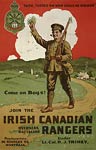 Irish Canadian Rangers World War I Poster