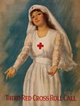Third Red Cross roll call American WWI Poster