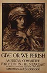 Give or we perish US World War I Poster