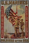 US Marines - Soldiers of the sea 1913 War Poster