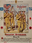 Enlist for infantry, cavalry, field artillery War Poster