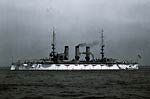 USS Virginia American Battleship 1907.