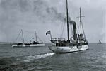 Revenue cutter Morrill and Pathfinder steam yacht 1901