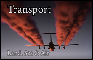 transport, land, sea and air